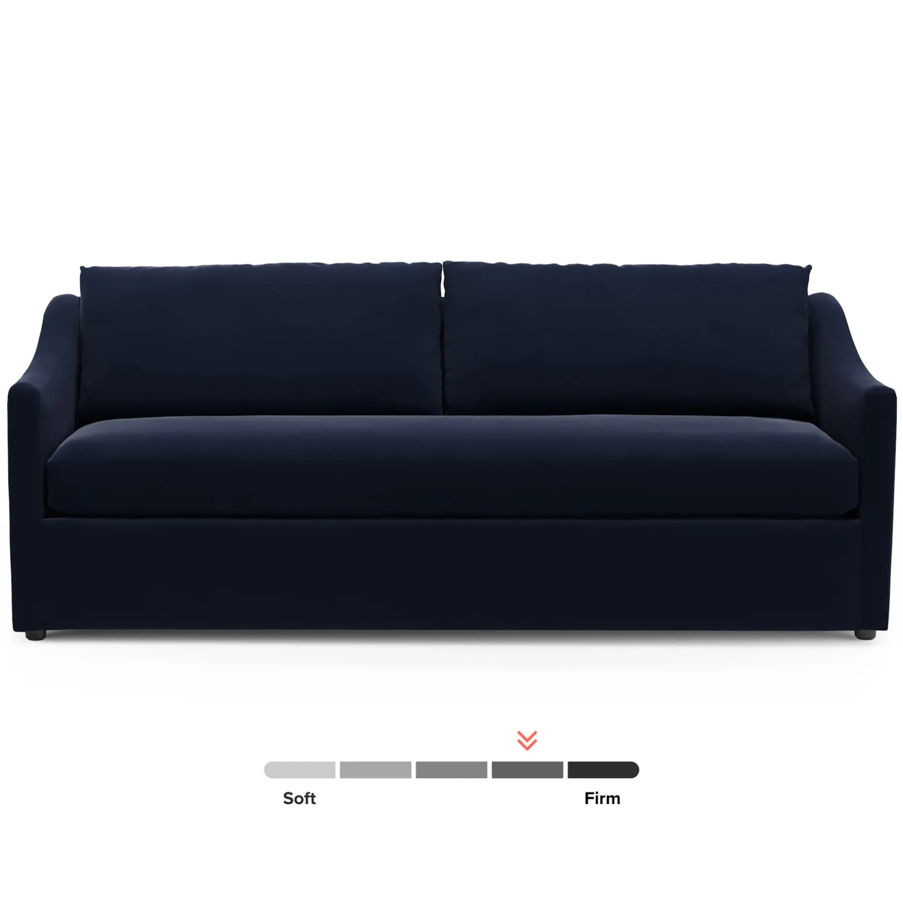 Landry 84.5" Velvet Sofa - Hale Ink