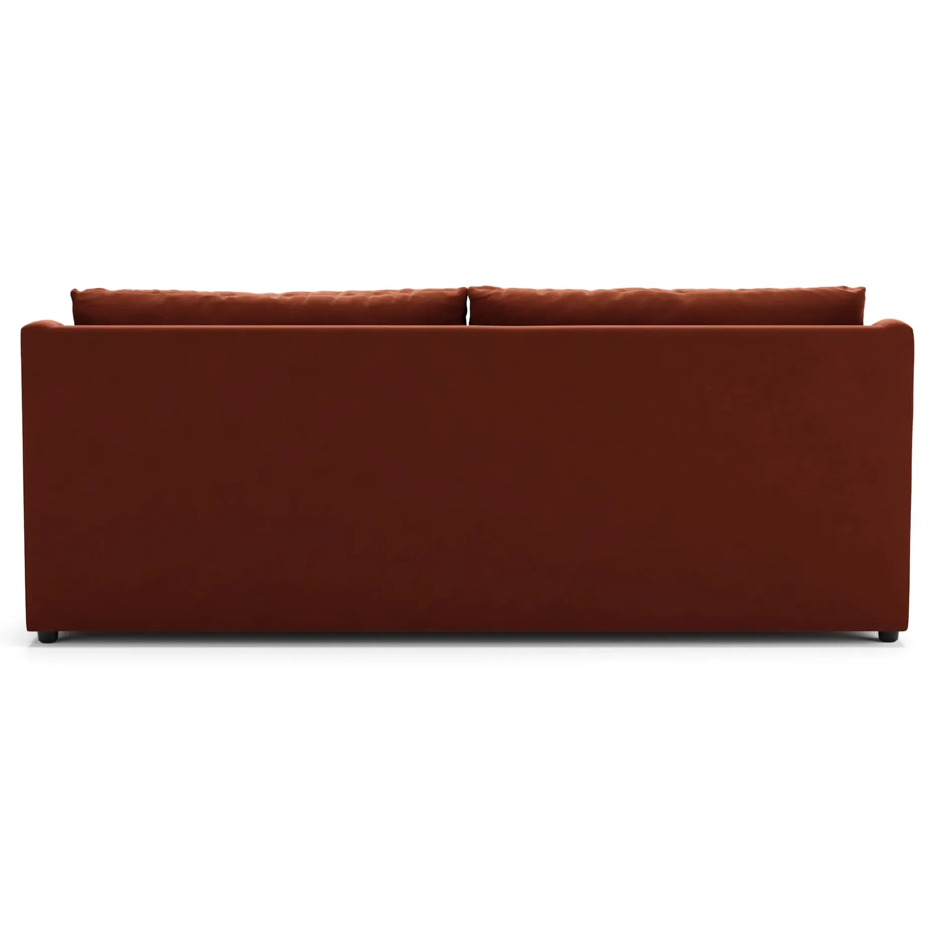Landry 84.5" Velvet Sofa - Hale Rust