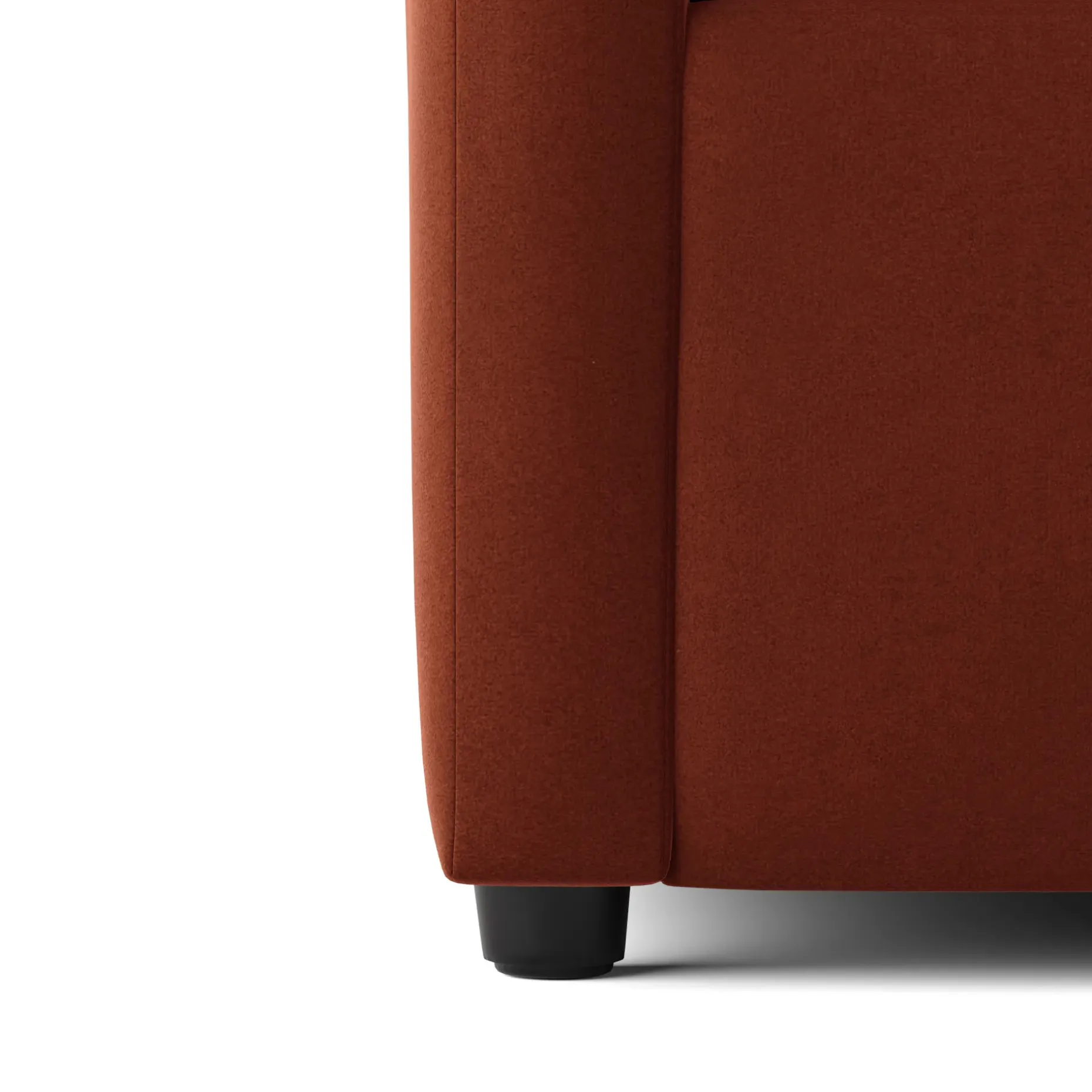 Landry 84.5" Velvet Sofa - Hale Rust