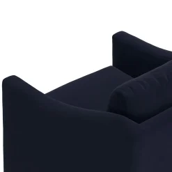 Landry 32.25" Velvet Swivel Lounge Chair - Hale Ink