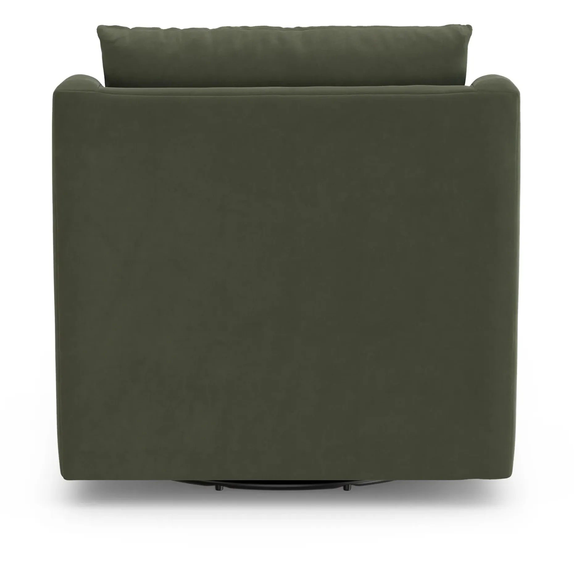 Landry 32.25" Velvet Swivel Lounge Chair - Hale Fir Green