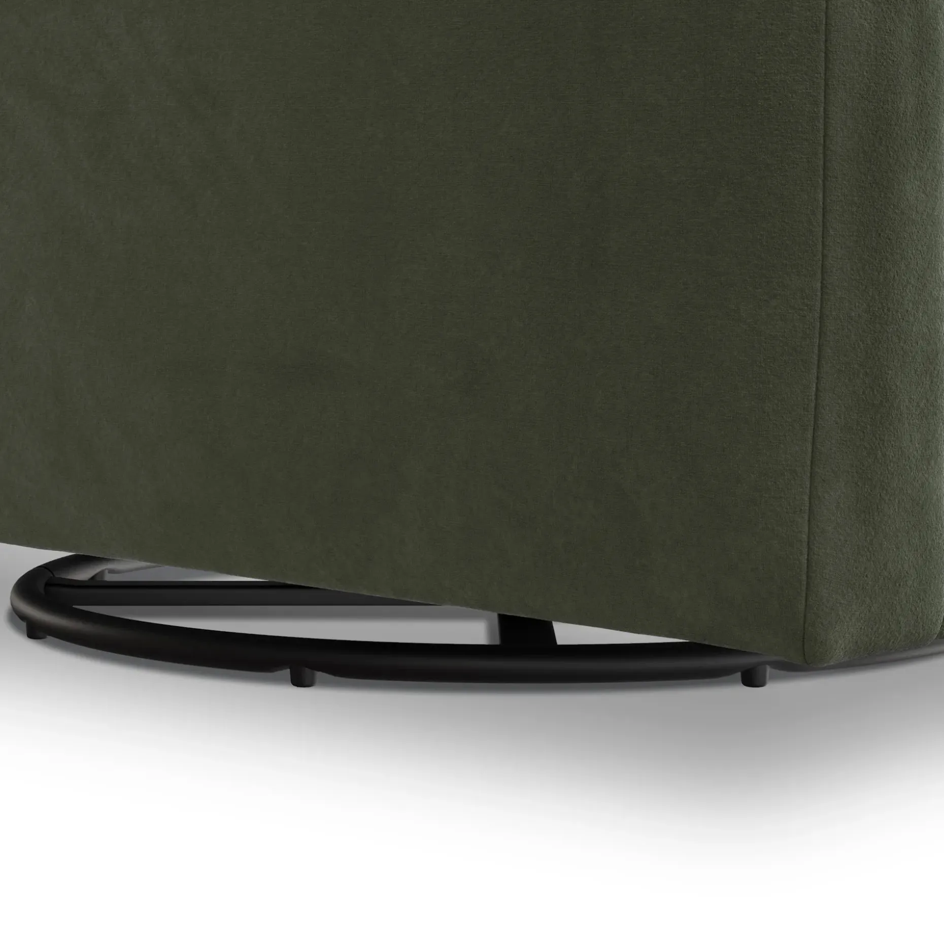 Landry 32.25" Velvet Swivel Lounge Chair - Hale Fir Green