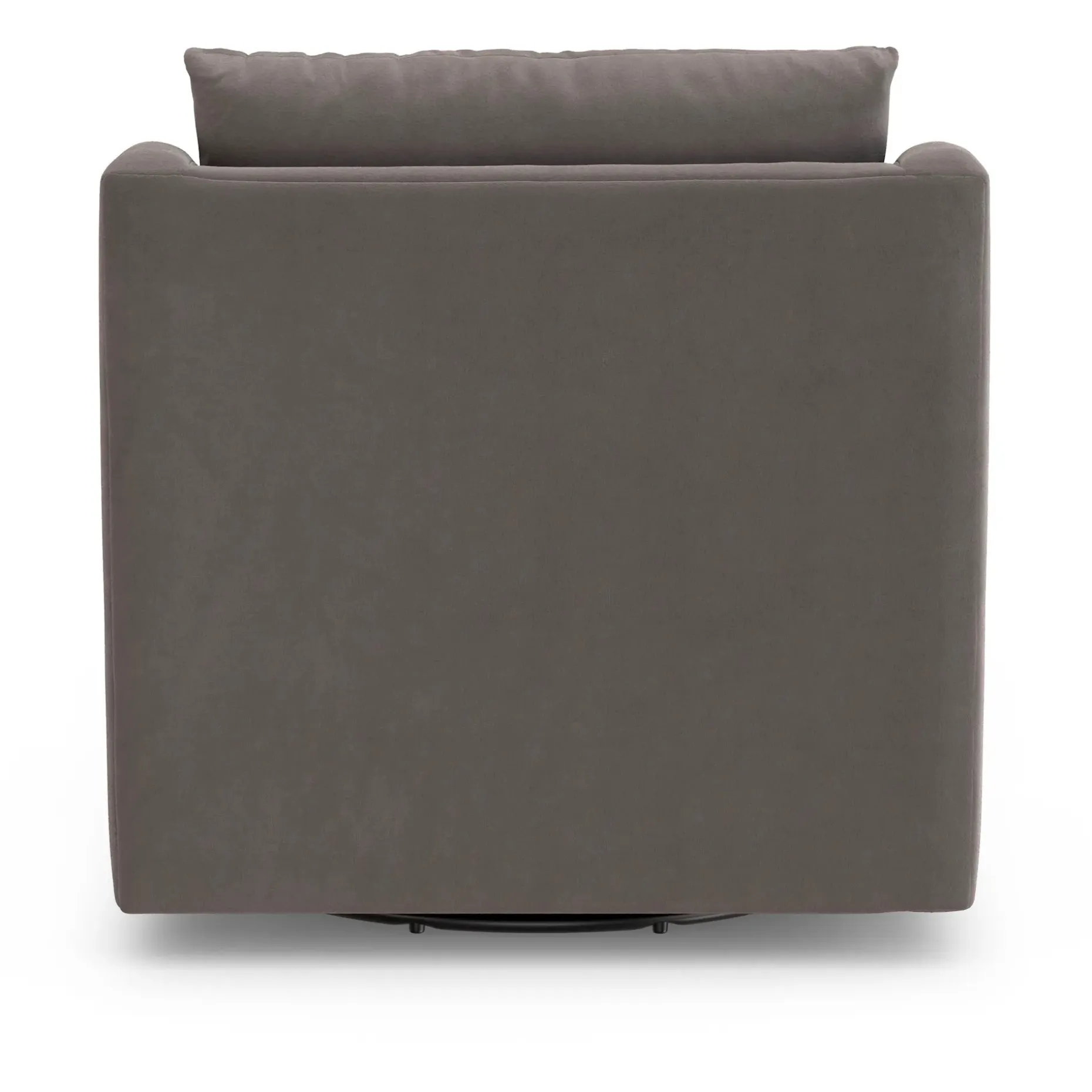 Landry 32.25" Velvet Swivel Lounge Chair - Hale Warm Gray