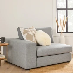 Lanna Round Sheepskin Pillow - Ivory