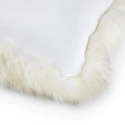 Lanna Sheepskin Pillow - Ivory