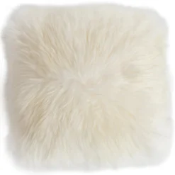 Lanna Sheepskin Pillow - Ivory