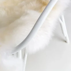 Lanna 2 x 3 Sheepskin Throw - Ivory