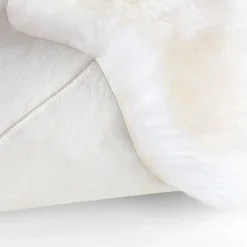Lanna 2 x 3 Sheepskin Throw - Ivory