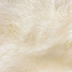 Lanna 2 x 3 Sheepskin Throw - Ivory