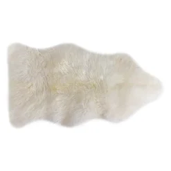 Lanna 2 x 3 Sheepskin Throw - Ivory