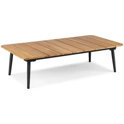 Latta 51" Outdoor Coffee Table - Slate Gray