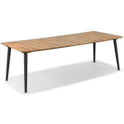 Latta 94.5" Outdoor Dining Table - Slate Gray