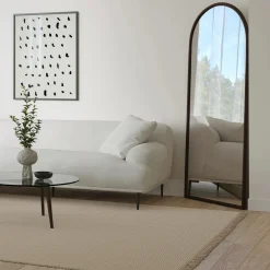 Laud Floor Mirror - Walnut