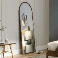 Laud Floor Mirror - Walnut