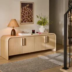 Layne Table Lamp - Rattan