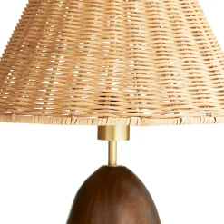 Layne Table Lamp - Rattan