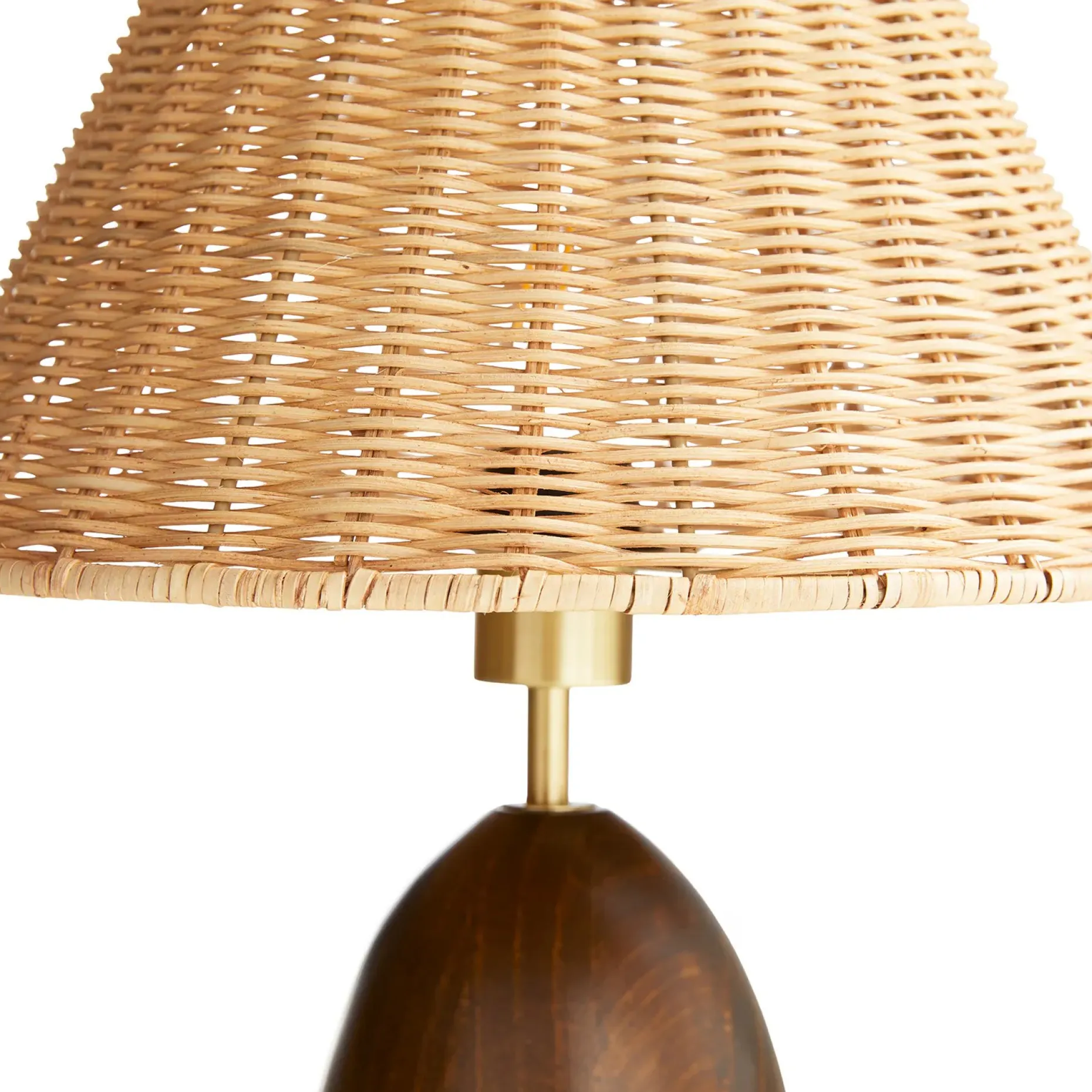 Layne Table Lamp - Rattan
