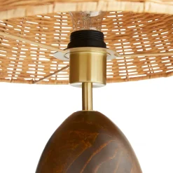 Layne Table Lamp - Rattan