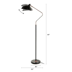 Leap Floor Lamp - Black