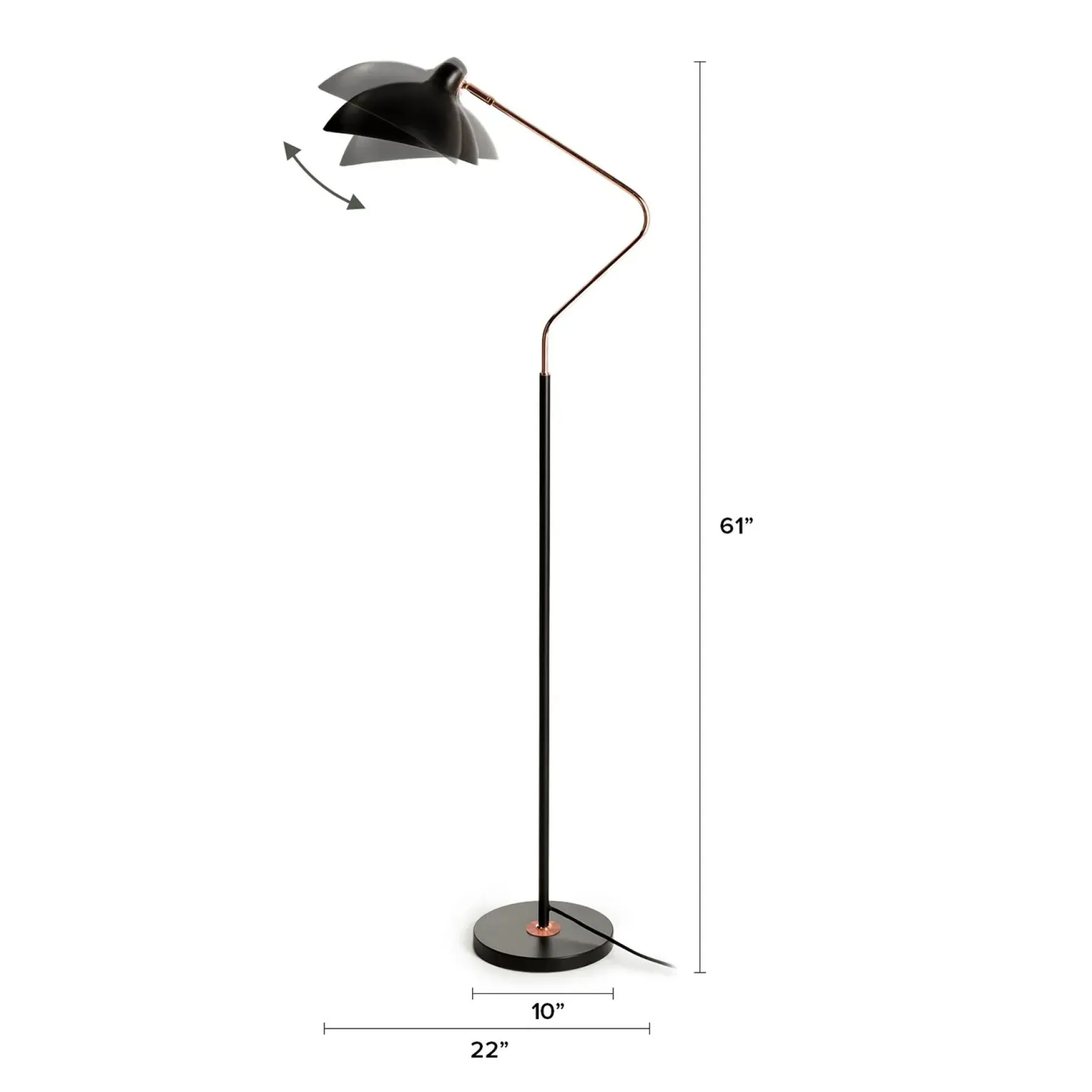 Leap Floor Lamp - Black