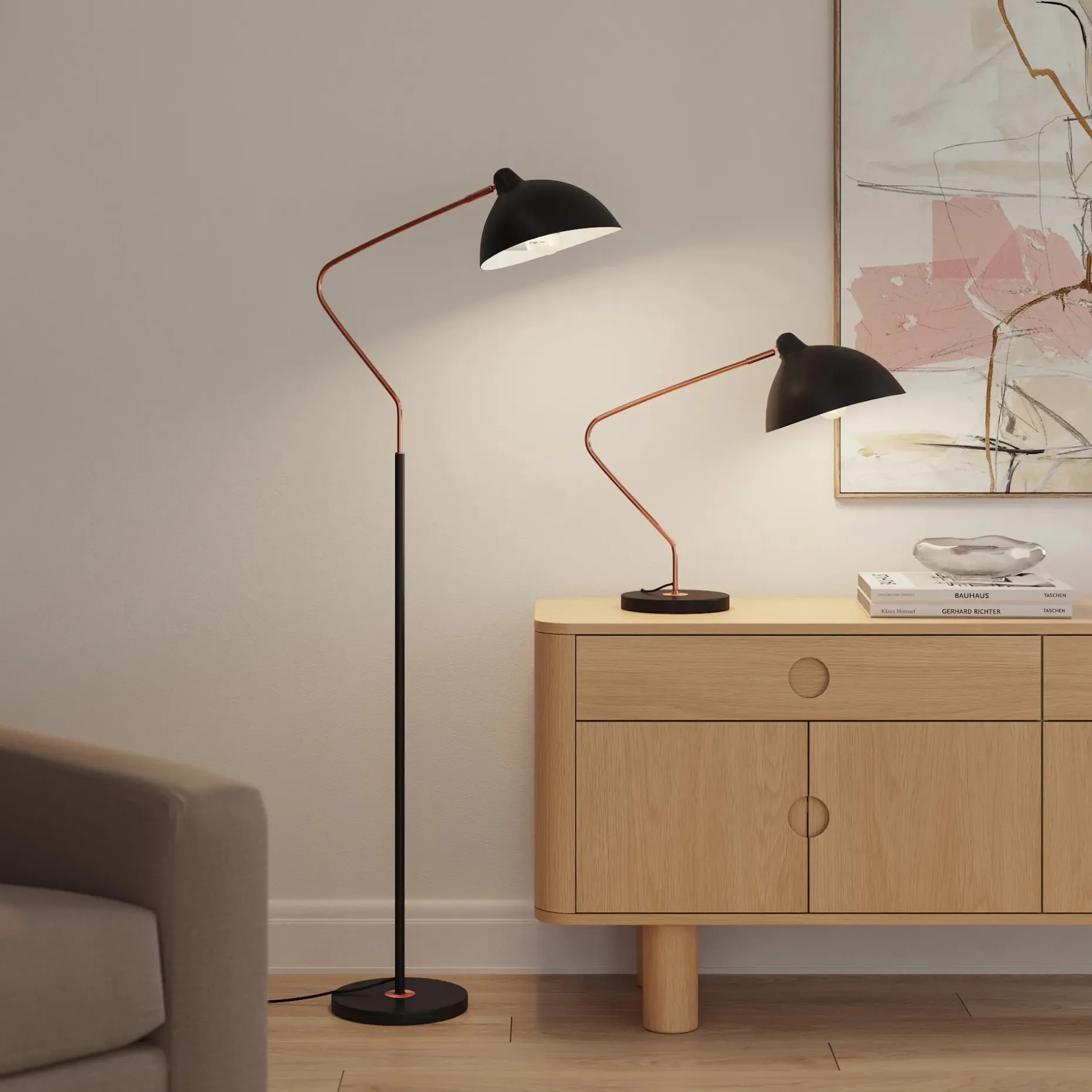 Leap Floor Lamp - Black
