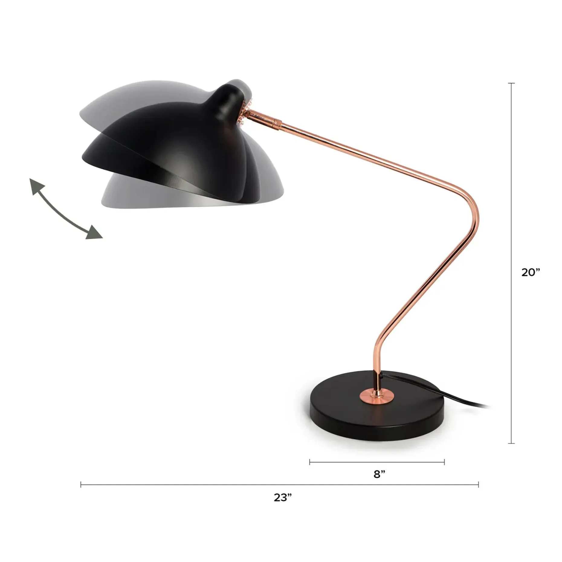 Leap Table Lamp - Black