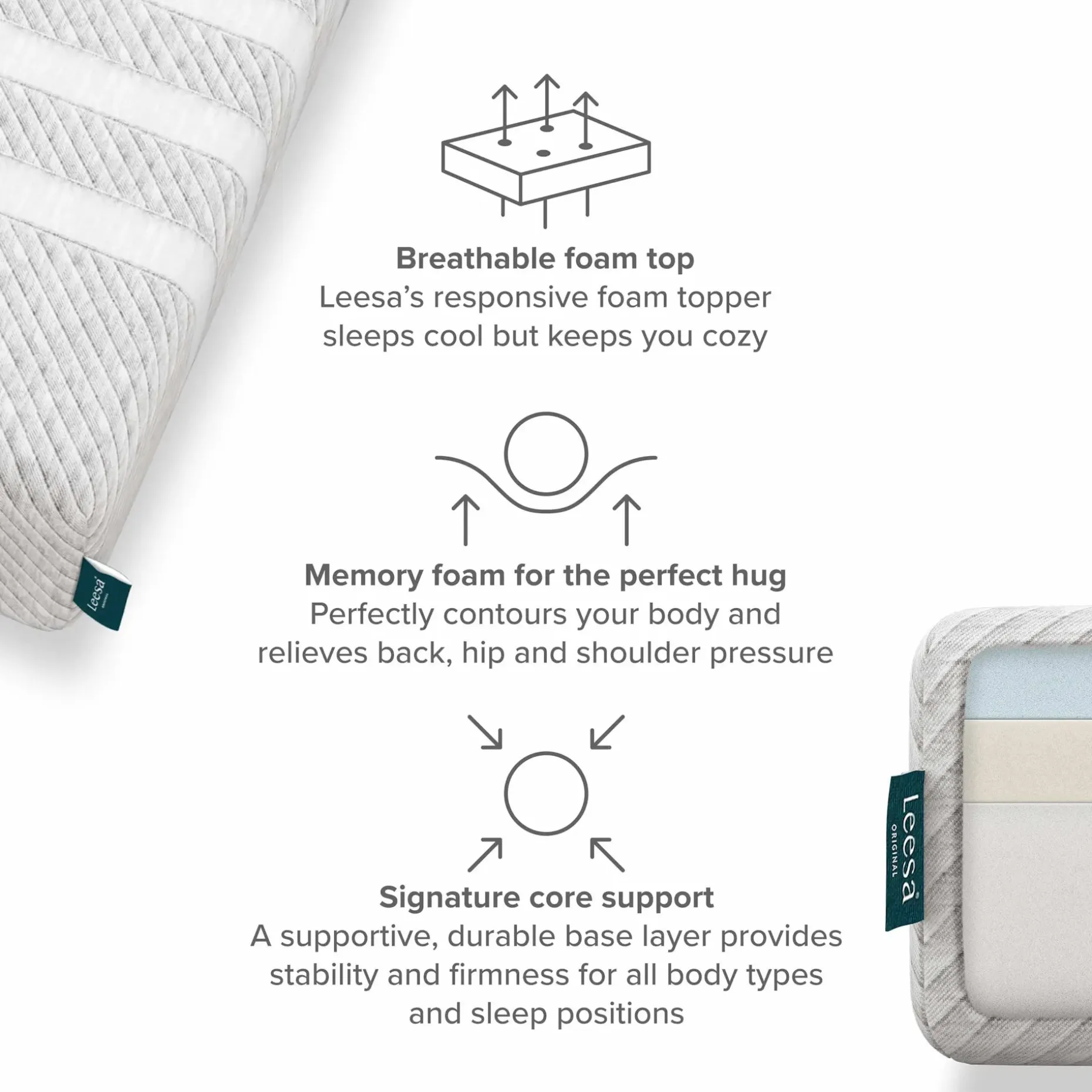 Leesa Original Queen Mattress