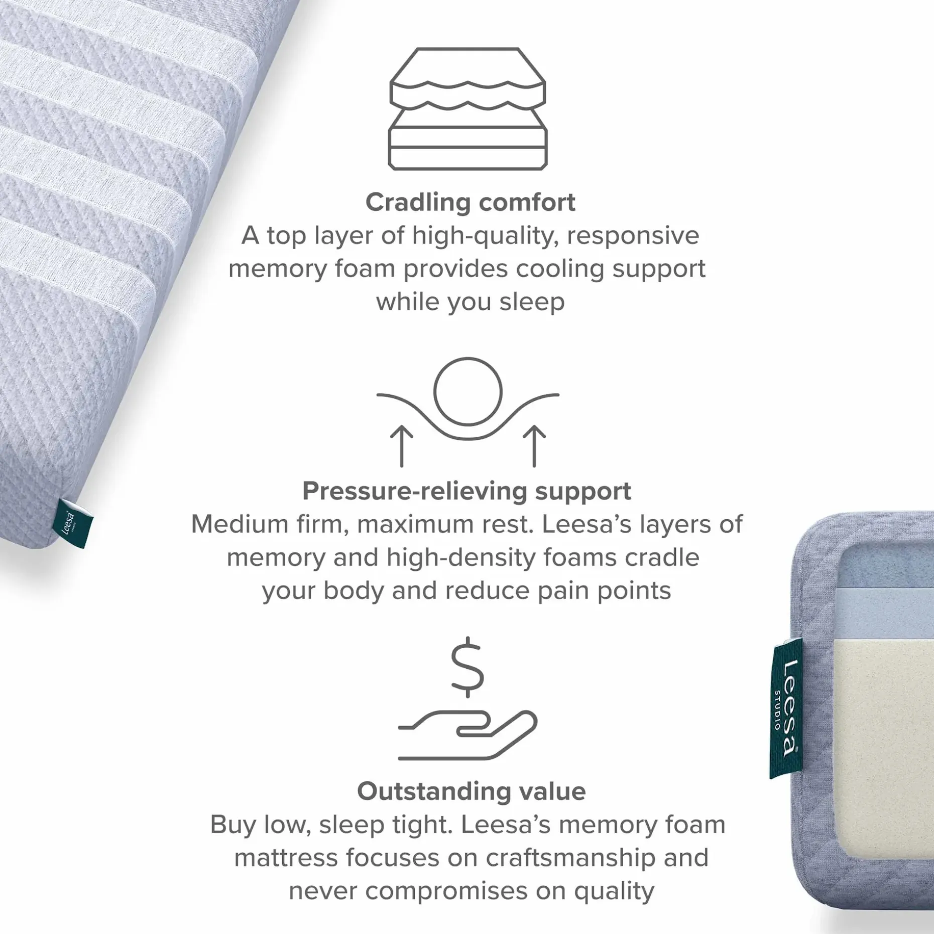 Leesa Studio King Mattress