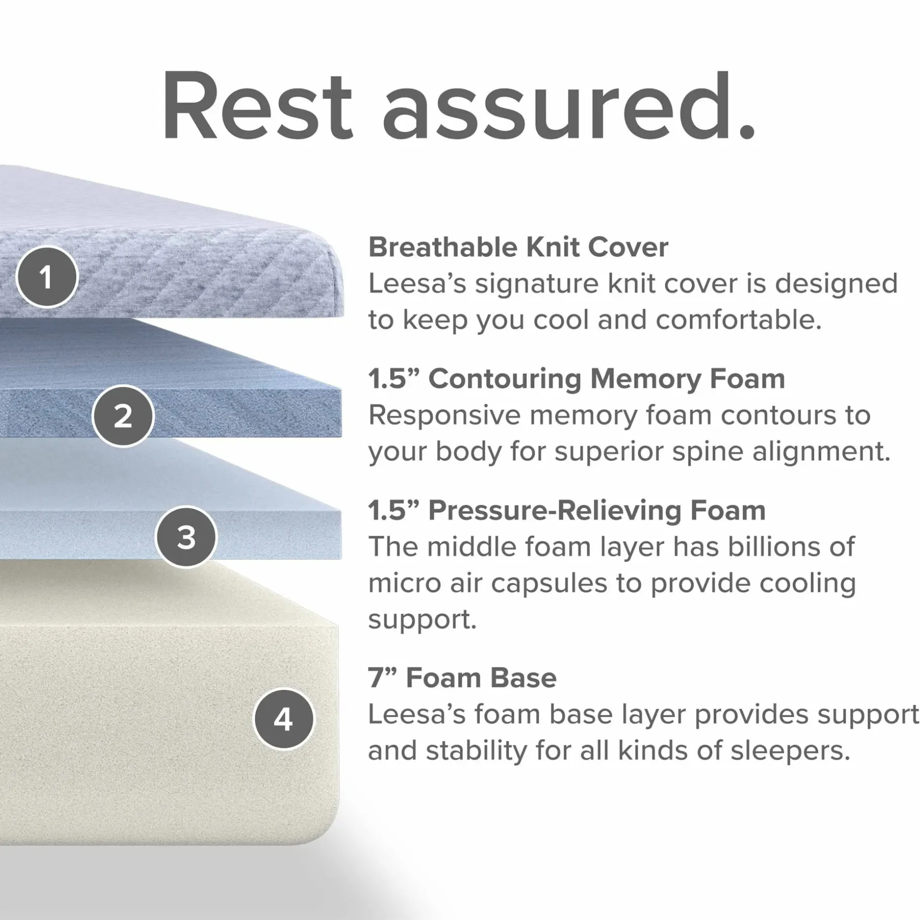 Leesa Studio Queen Mattress