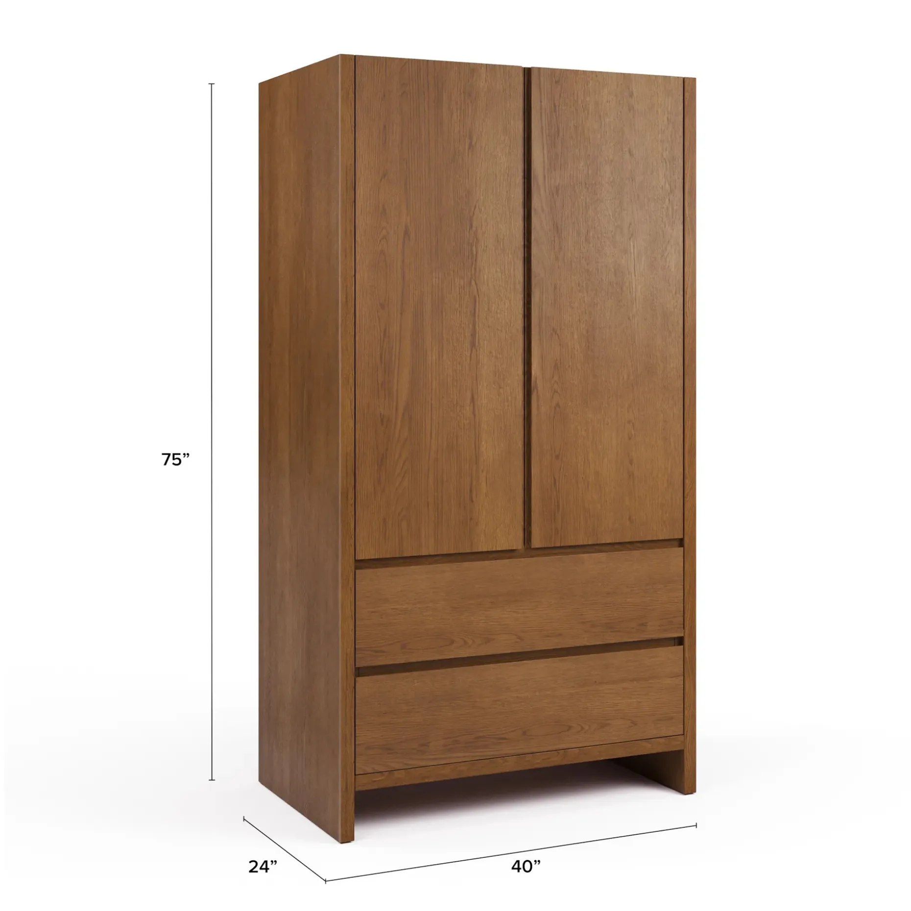 Leif Armoire - Smoked Oak