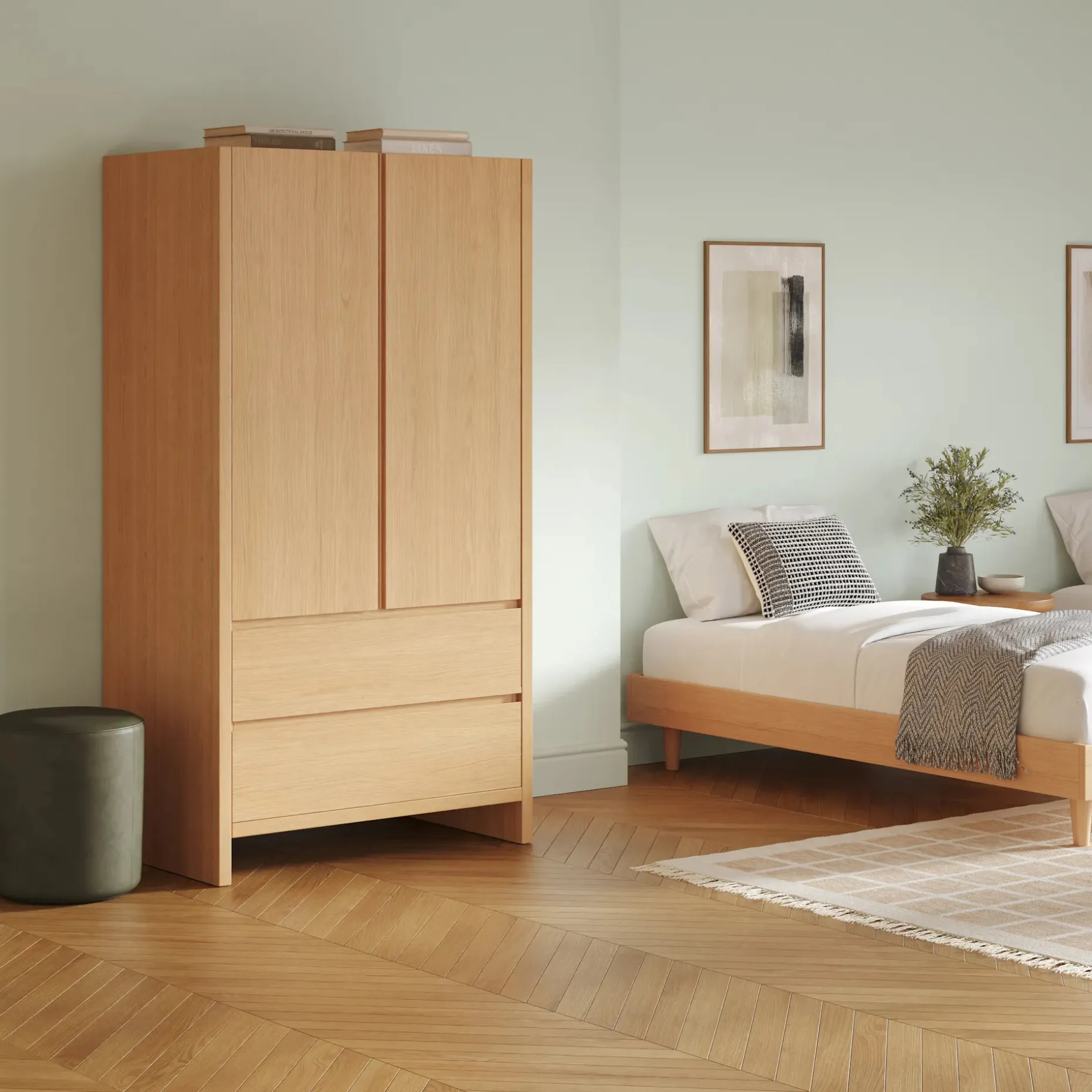 Leif Armoire - White Oak