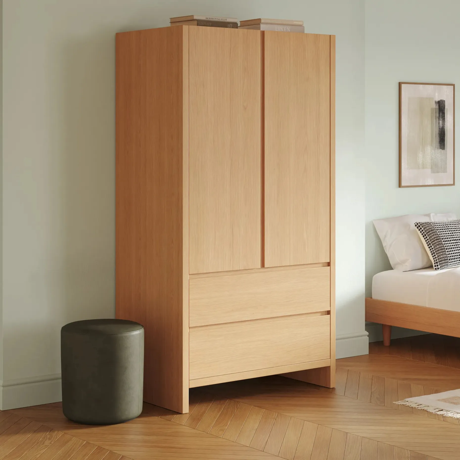 Leif Armoire - White Oak