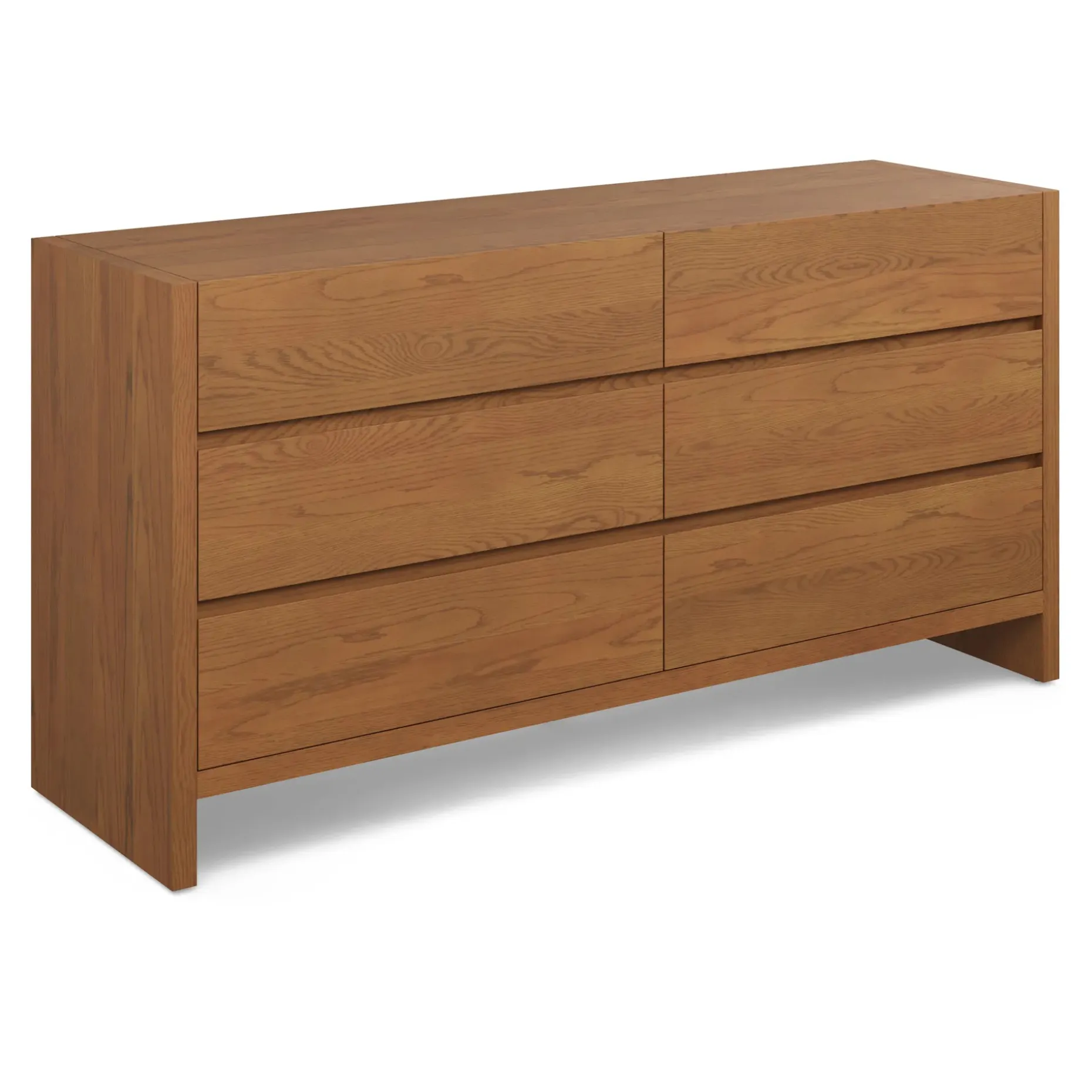 Leif 6-Drawer Double Dresser - Smoked Oak