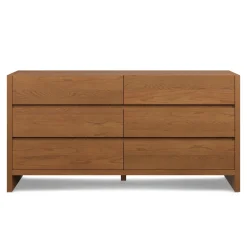 Leif 6-Drawer Double Dresser - Smoked Oak
