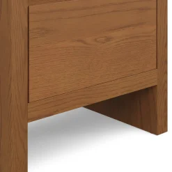 Leif 2-Drawer Nightstand - Smoked Oak