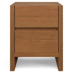 Leif 2-Drawer Nightstand - Smoked Oak
