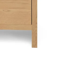 Leif 2-Drawer Nightstand - White Oak