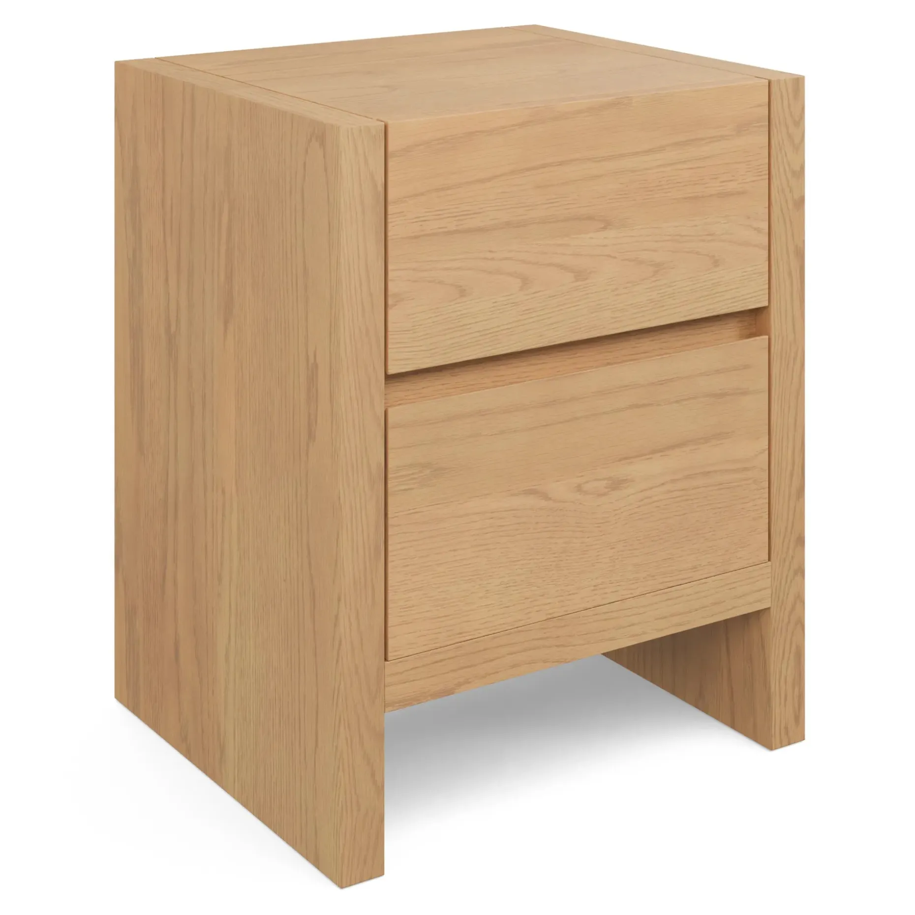 Leif 2-Drawer Nightstand - White Oak