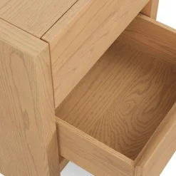 Leif 2-Drawer Nightstand - White Oak