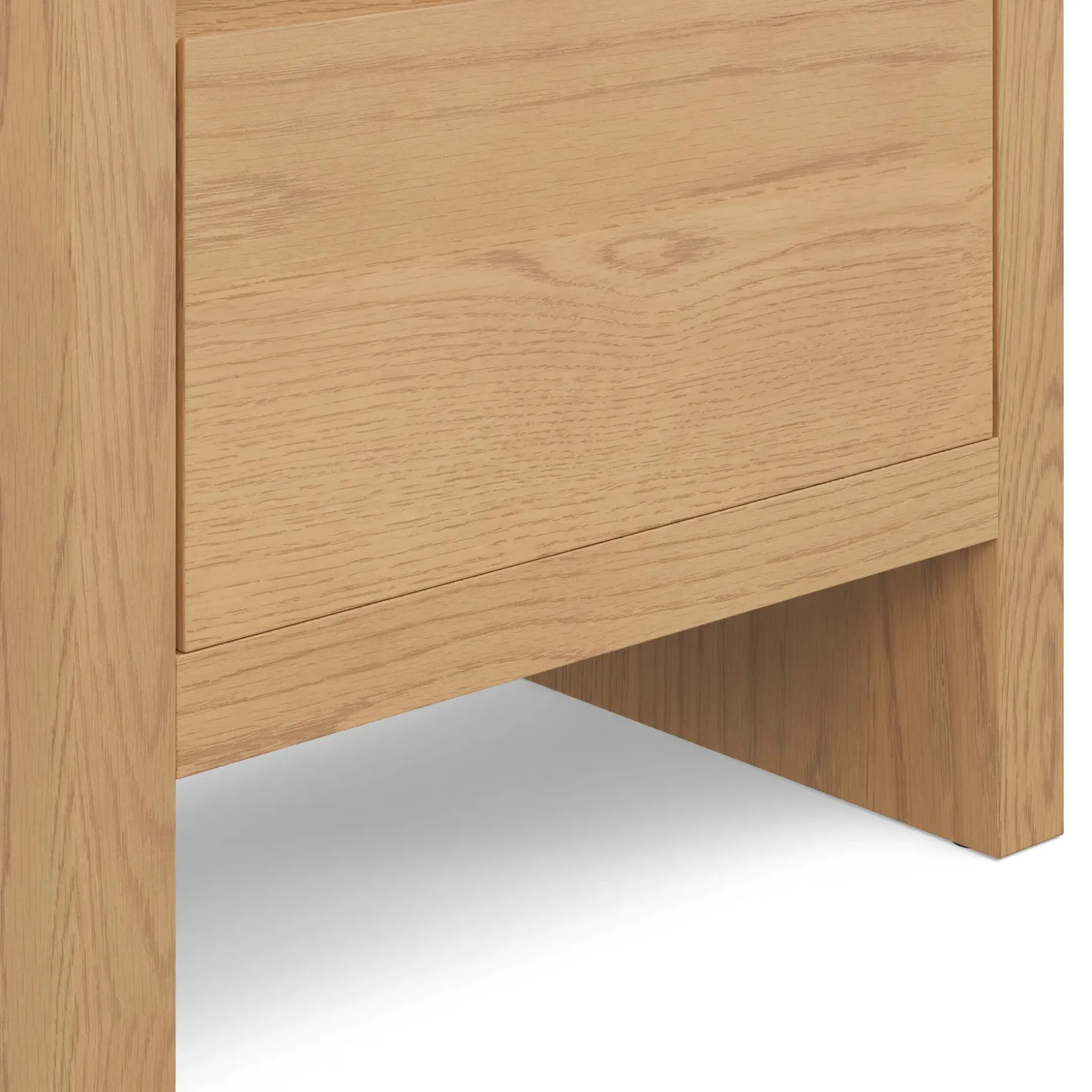 Leif 2-Drawer Nightstand - White Oak
