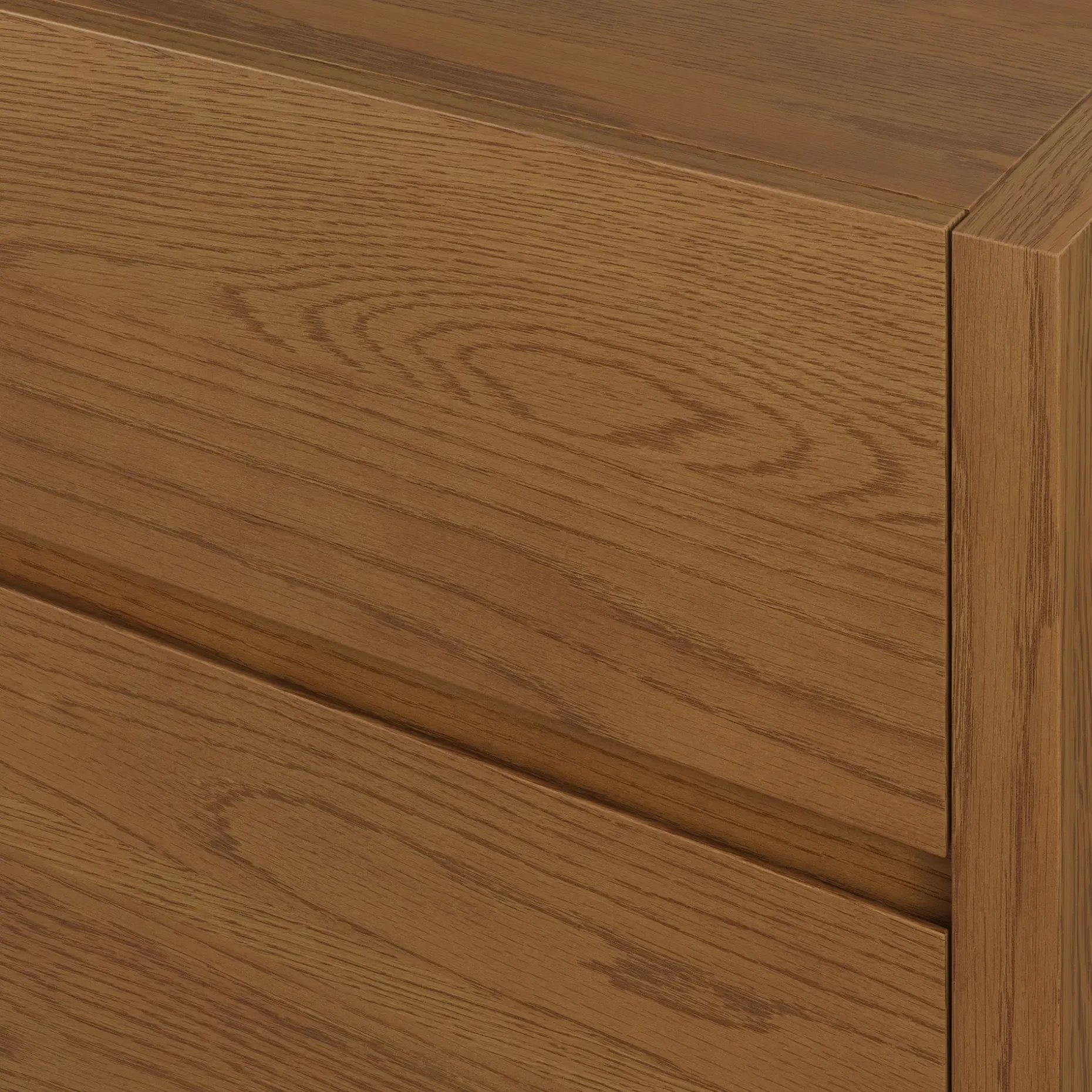 Leif 9-Drawer Triple Dresser - Smoked Oak