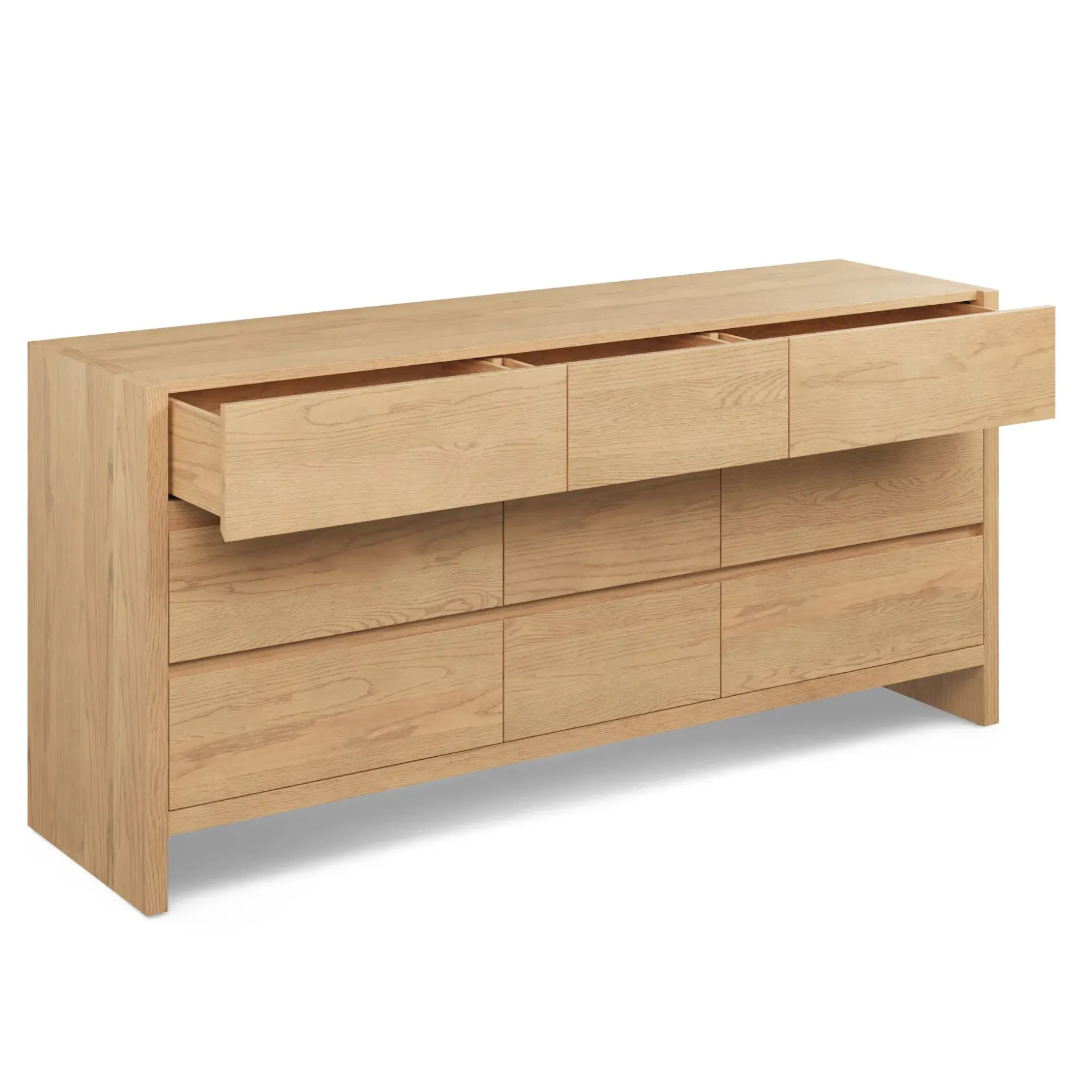 Leif 9-Drawer Triple Dresser - White Oak