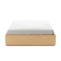 Leif Full Platform Storage Bed - White Oak