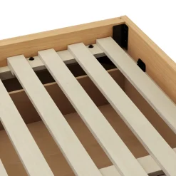 Leif Full Platform Storage Bed - White Oak