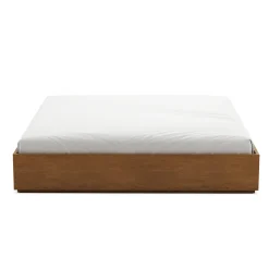 Leif King Platform Bed - Smoked Oak