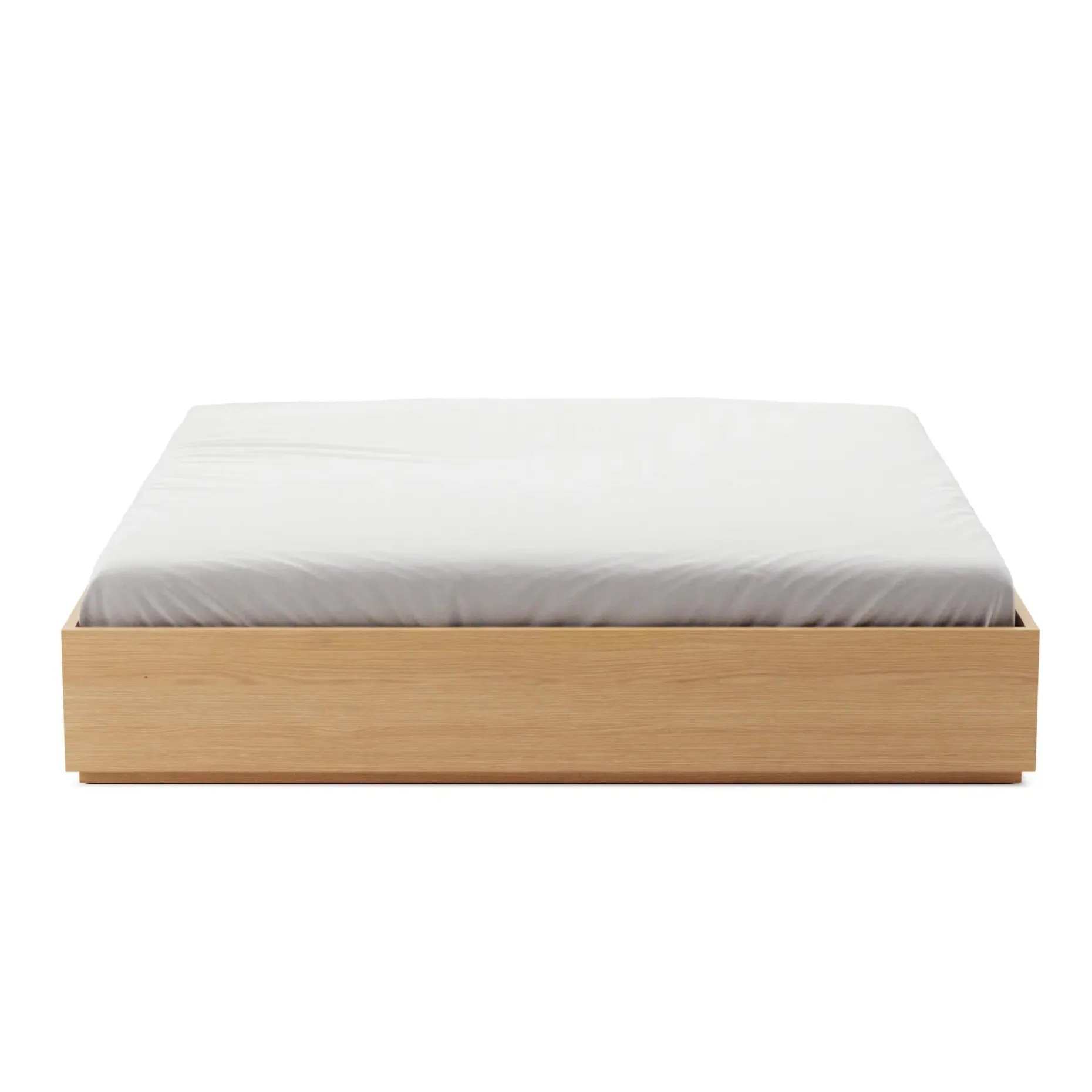 Leif King Platform Bed - White Oak