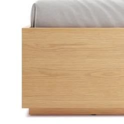 Leif King Platform Bed - White Oak