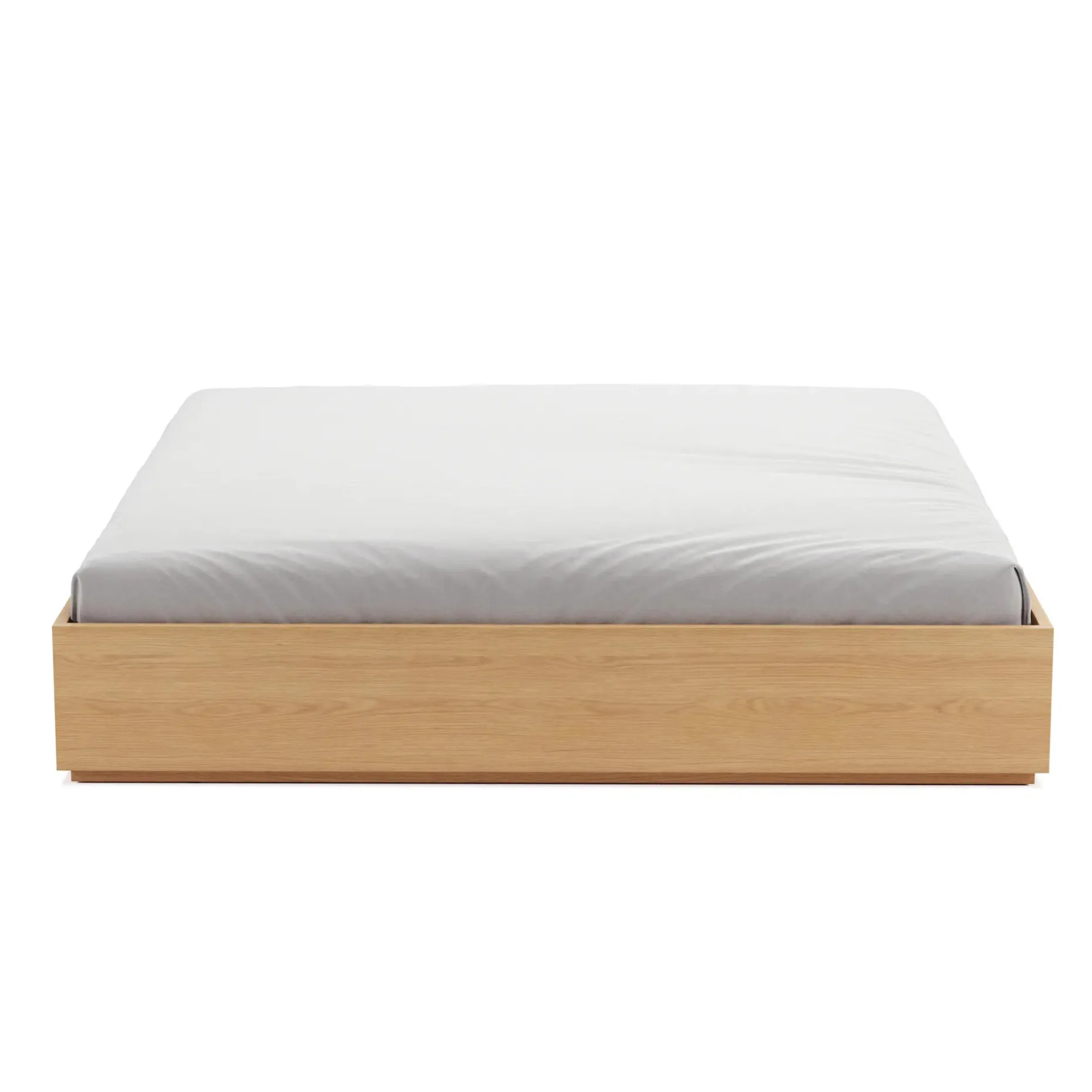 Leif King Platform Bed - White Oak