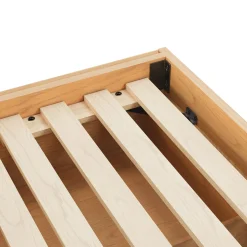 Leif King Storage Bed with Nightstands Set - White Oak
