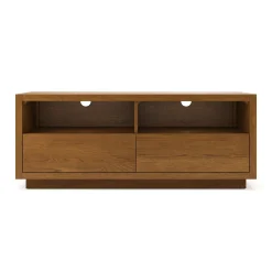 Leif 54" Media Unit - Smoked Oak